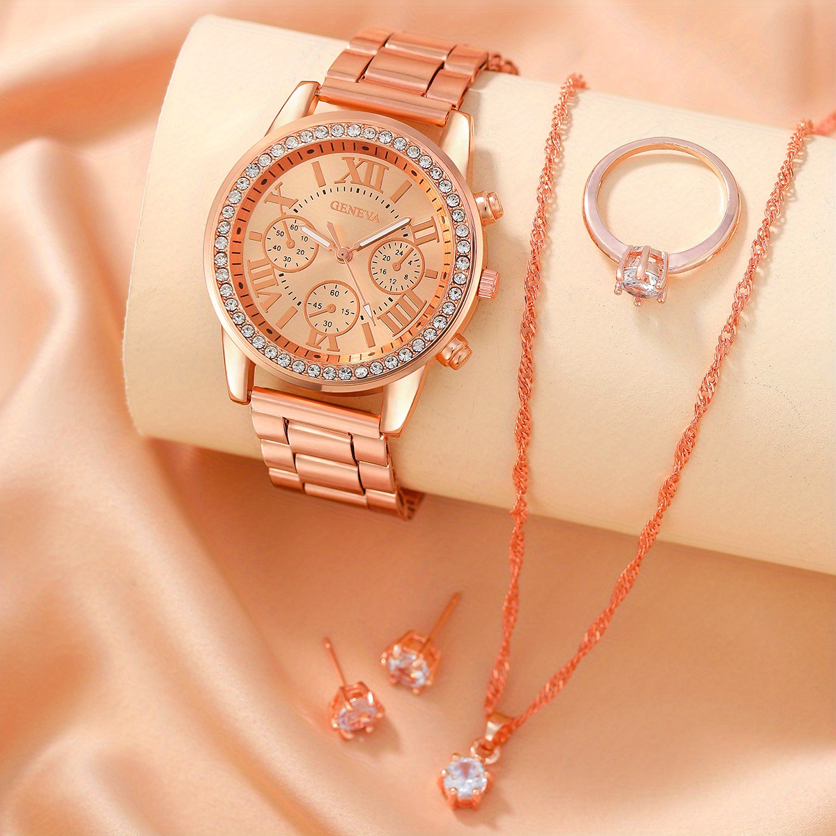 Luxury Watch Gift For Her - Jam Tangan Wanita Mewah Berhias Batu