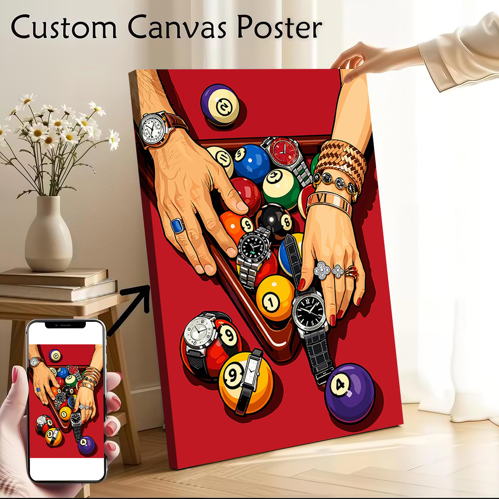Luxury Watch Quality - Poster Kanvas Cetak Jam Tangan Mewah