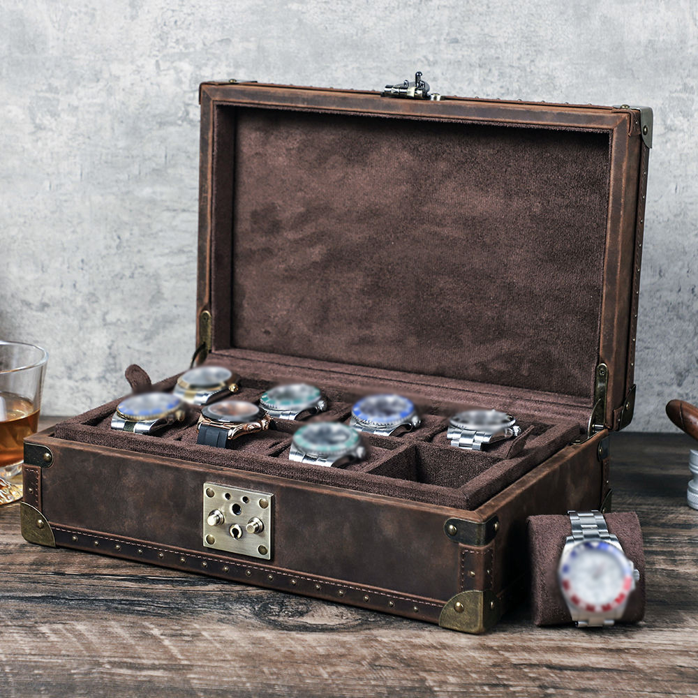Luxury Watch Vintage - Kotak Jam Tangan Kulit Custom CONTACT'S