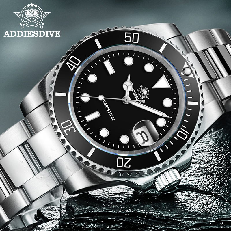 Luxury Watch Quality - ADDIESDIVE Jam Tangan Klasik Pria dengan
