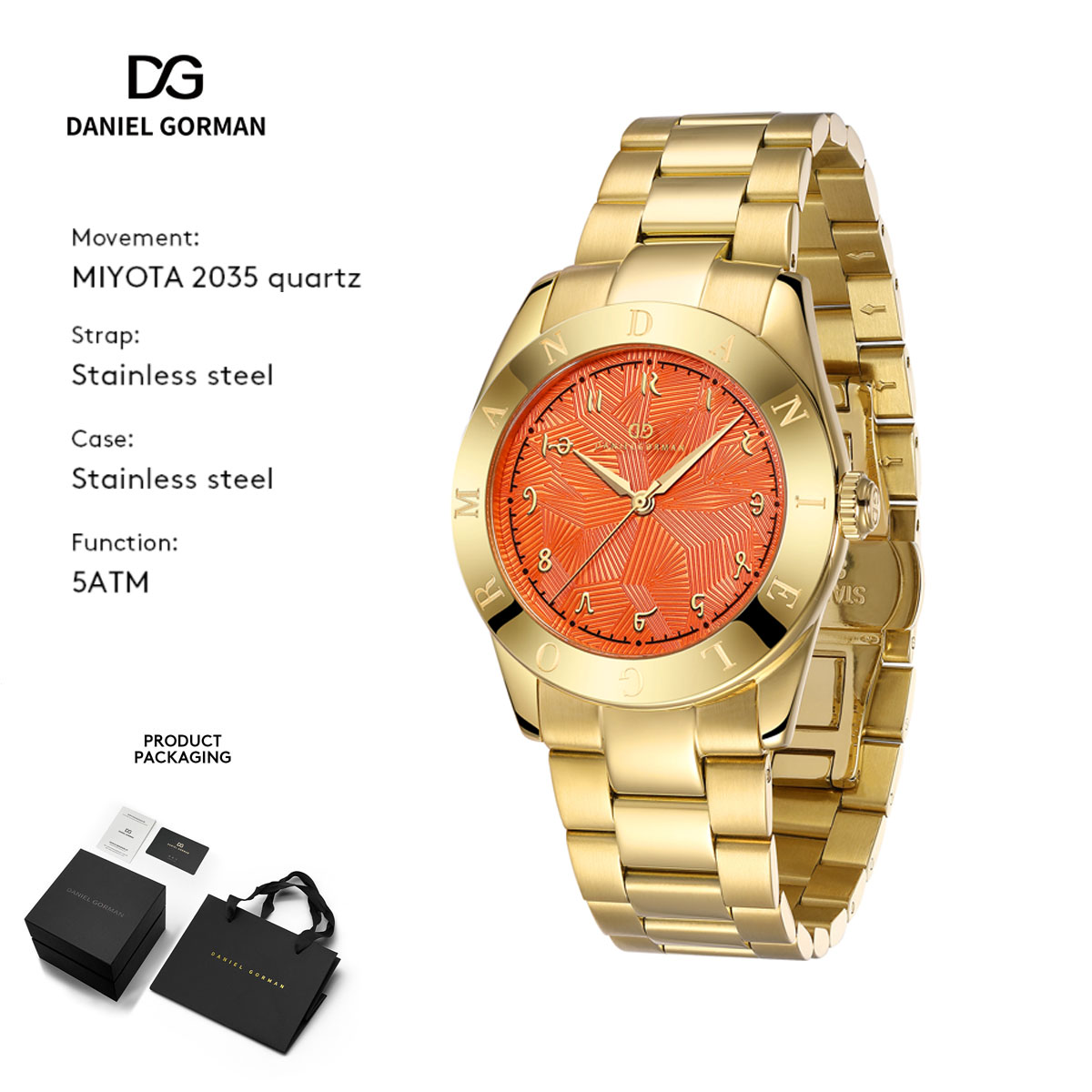 Jam Tangan Wanita Daniel Gorma - Luxury Watch Gift For Her ulasan dan harga