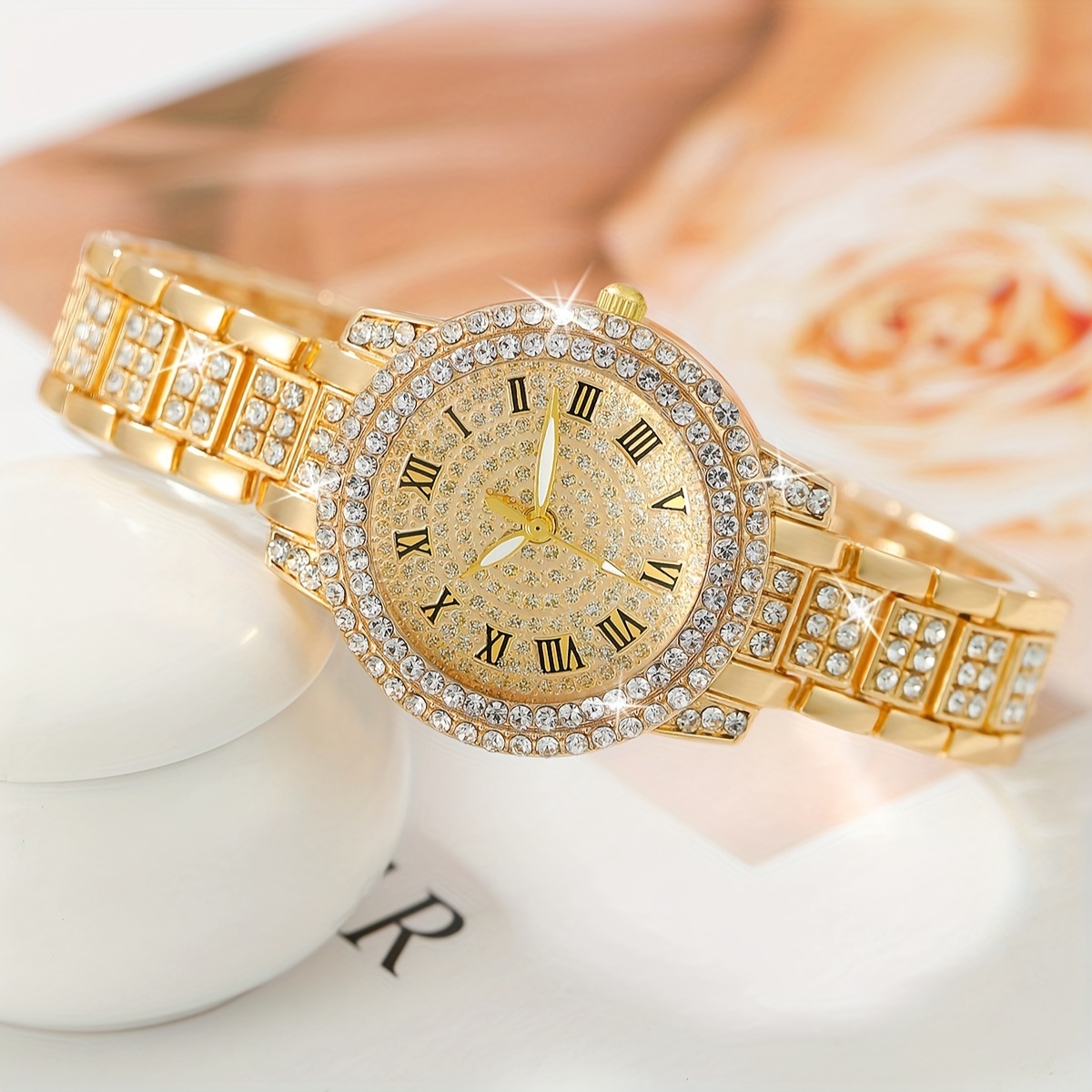 6pcs/set Jam Tangan Wanita Mew - Luxury Watch Gift For Her ulasan dan harga