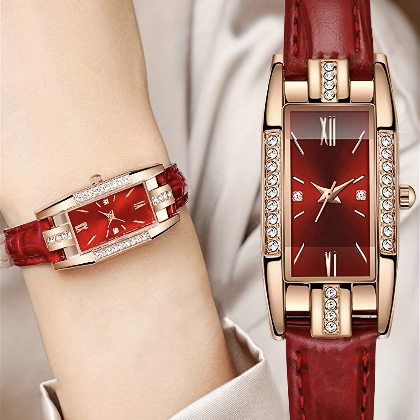 Jam Tangan Wanita Bentuk Perse - Luxury Watch Gift For Her ulasan dan harga