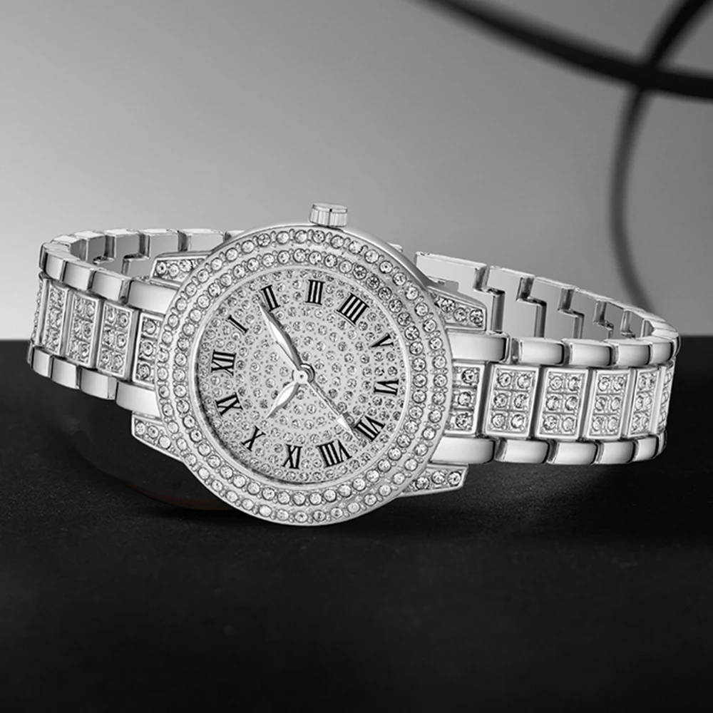 3PCS Set Jam Tangan Wanita Tal - Luxury Watch Gift For Her ulasan dan harga
