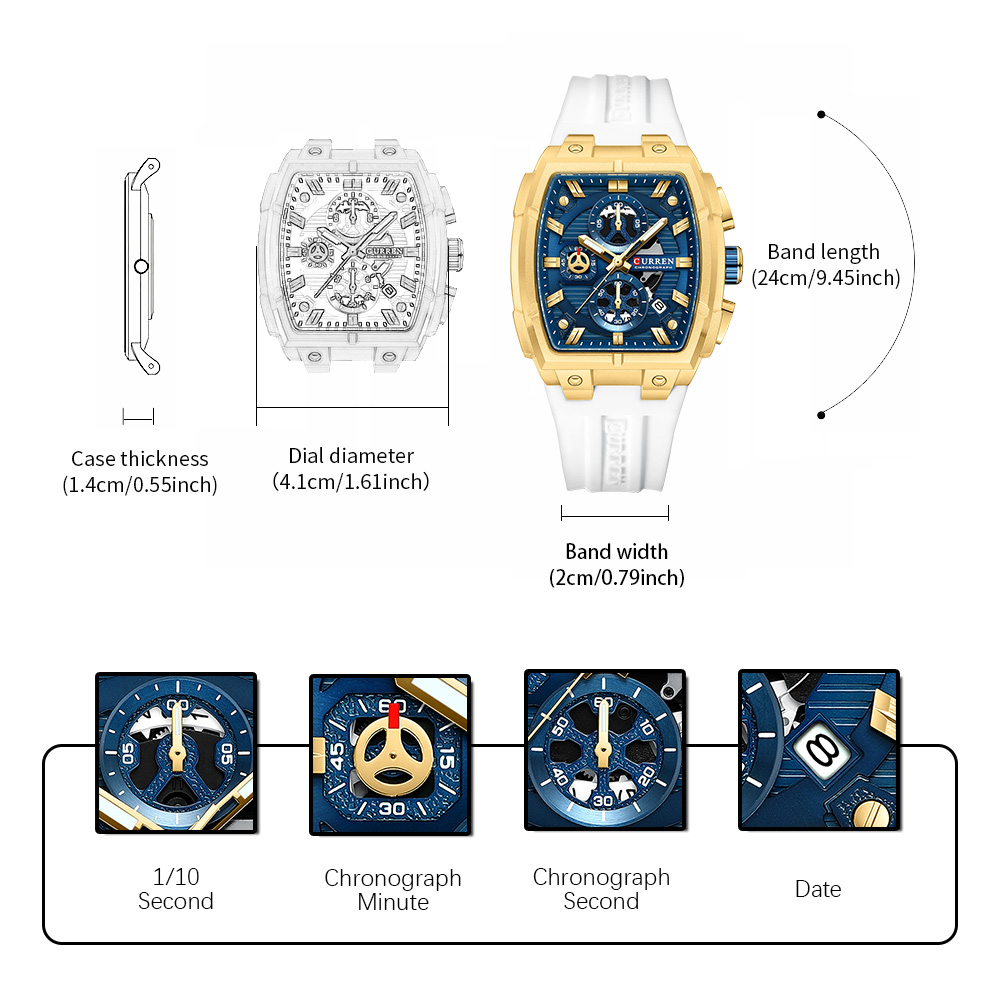 Jam Tangan Mewah Vintage CURRE - Luxury Watch Vintage ulasan dan harga