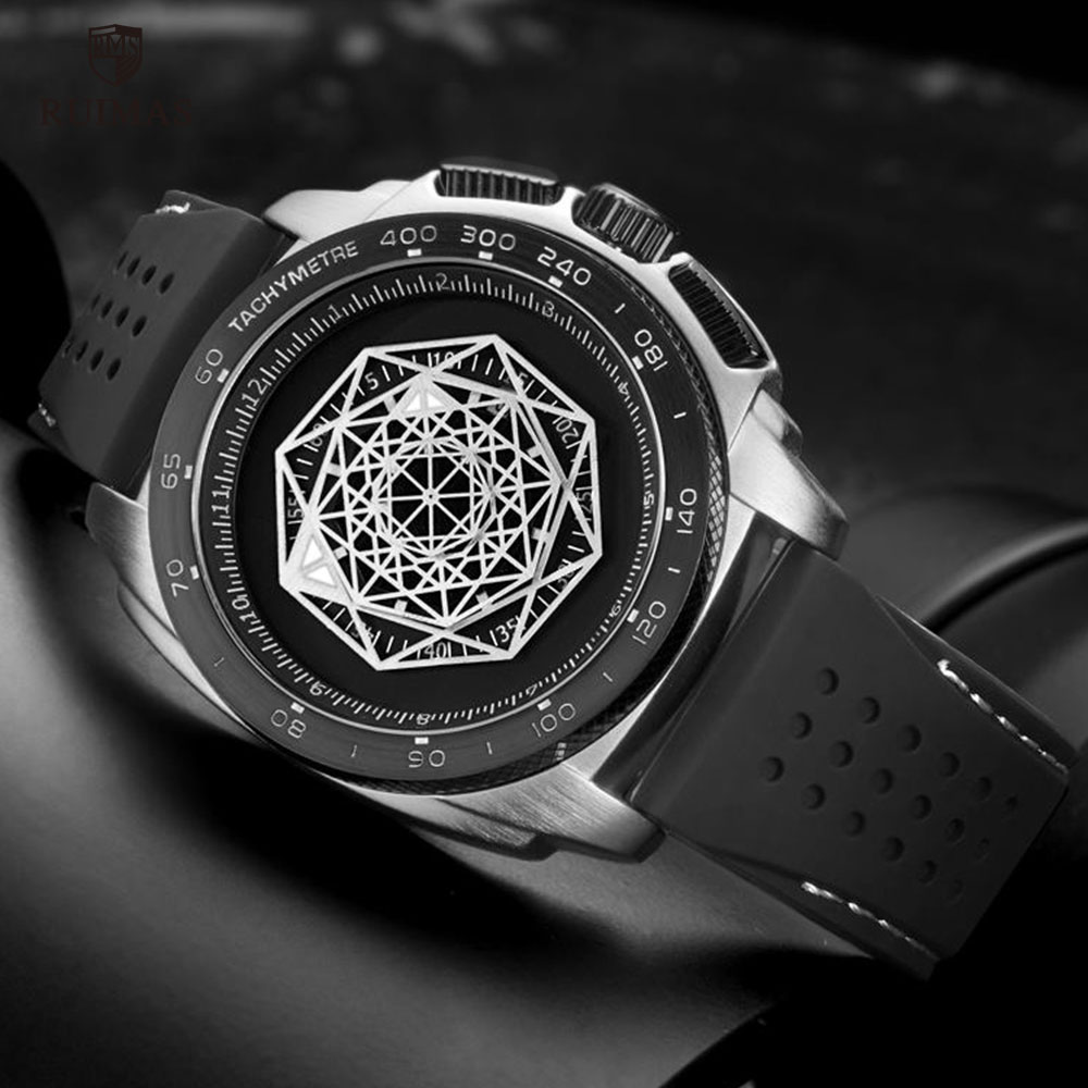 Megir & Ruimas Fashion Pria Ol - Luxury Watch Green Dial ulasan dan harga