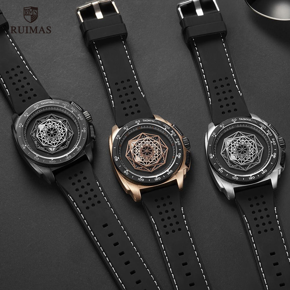 Megir & Ruimas Fashion Pria Ol - Luxury Watch Green Dial ulasan dan harga
