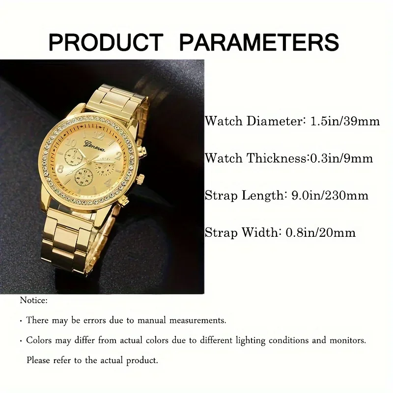 Jam Tangan Kuarsa Berhias Rhin - Luxury Watch Gift For Her ulasan dan harga