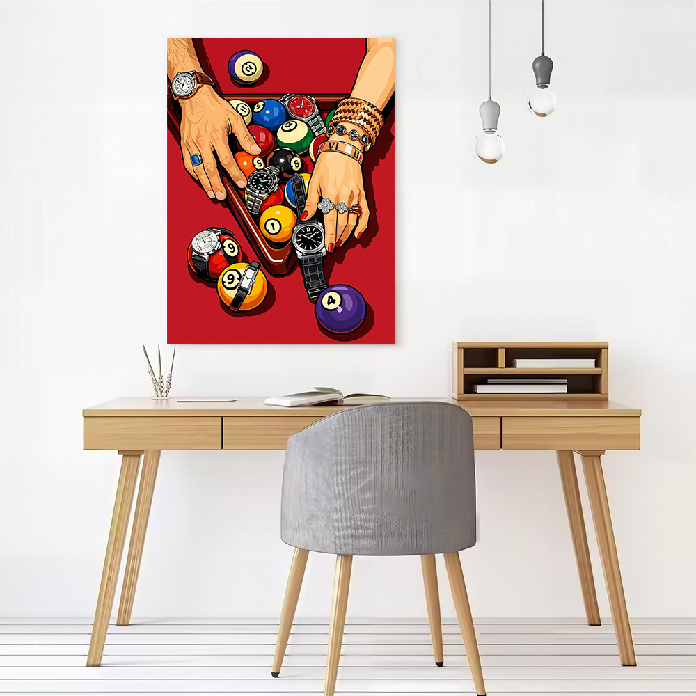 Poster Kanvas Cetak Jam Tangan - Luxury Watch Quality ulasan dan harga