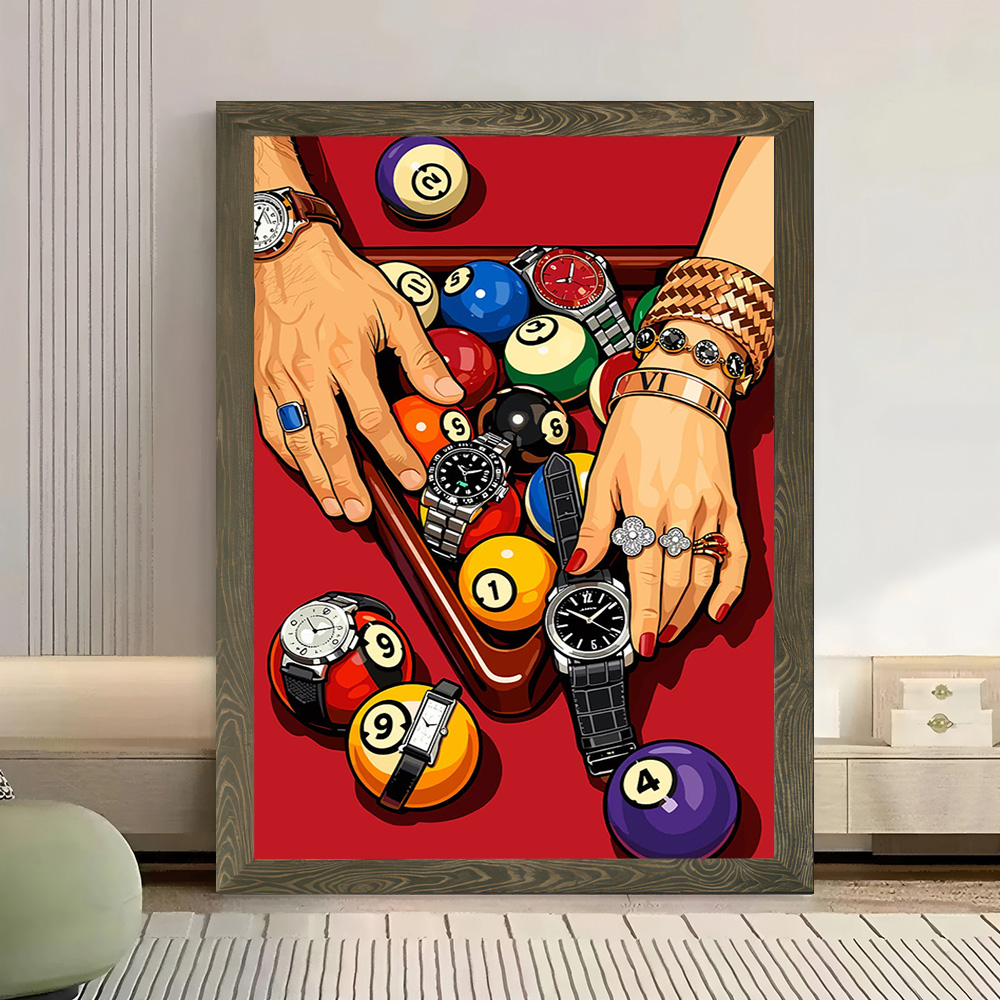 Poster Kanvas Cetak Jam Tangan - Luxury Watch Quality ulasan dan harga