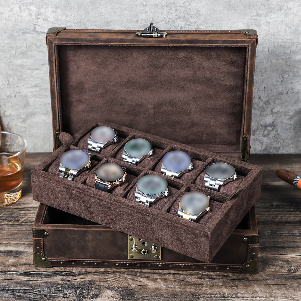 Kotak Jam Tangan Kulit Custom  - Luxury Watch Vintage ulasan dan harga