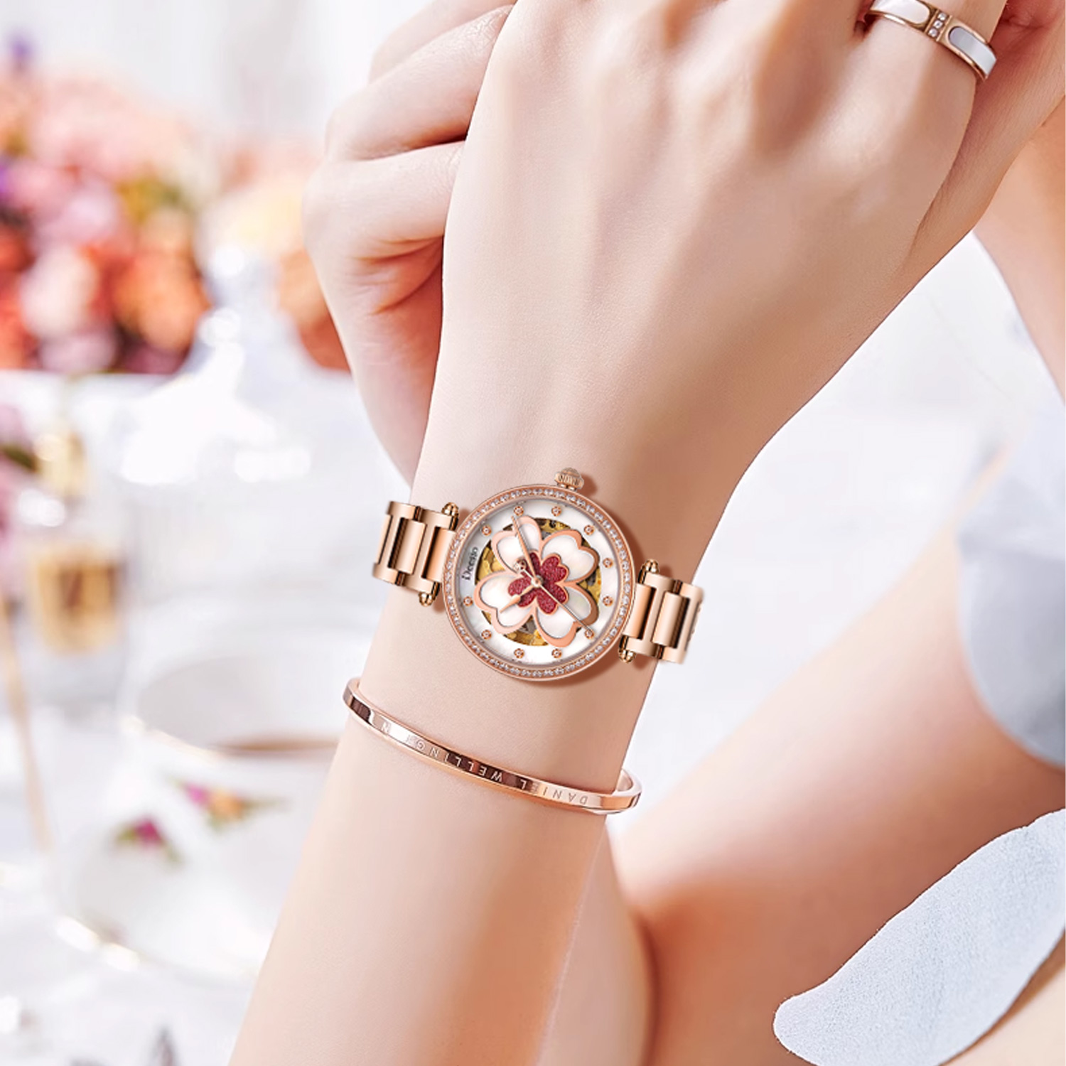 Deesio Jam Tangan Otomatis Wan - Luxury Watch Gift For Her ulasan dan harga