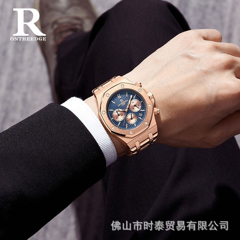 Jam Tangan Pria Multifungsi Me - Luxury Watch Green Dial ulasan dan harga