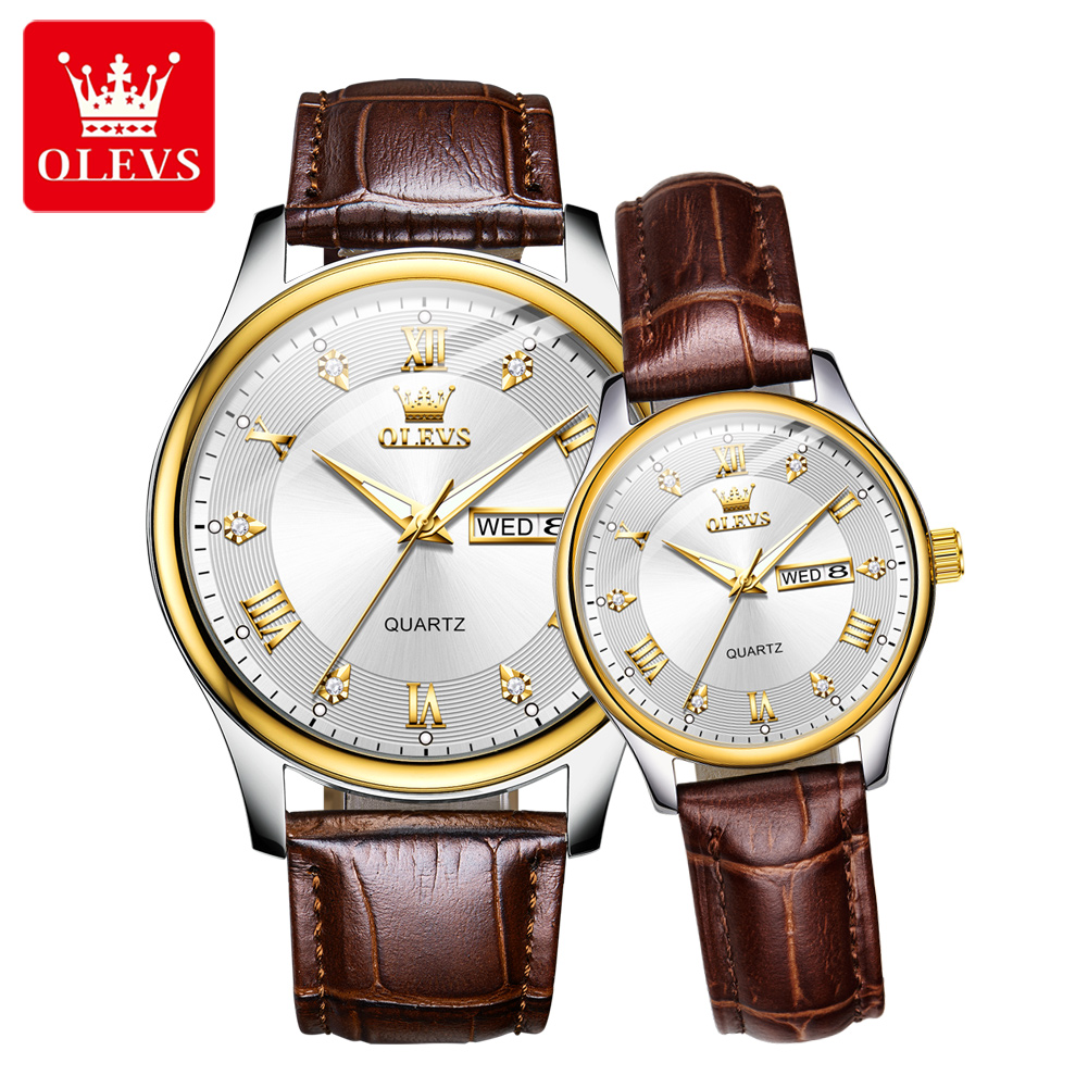 Jam Tangan Pasangan OLEVS Mere - Luxury Watch Gift For Her ulasan dan harga
