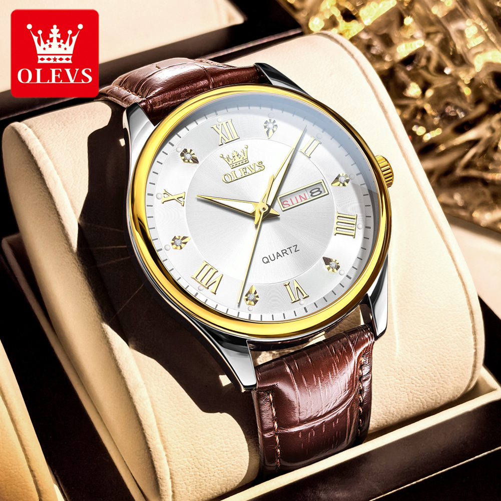 Jam Tangan Pasangan OLEVS Mere - Luxury Watch Gift For Her ulasan dan harga