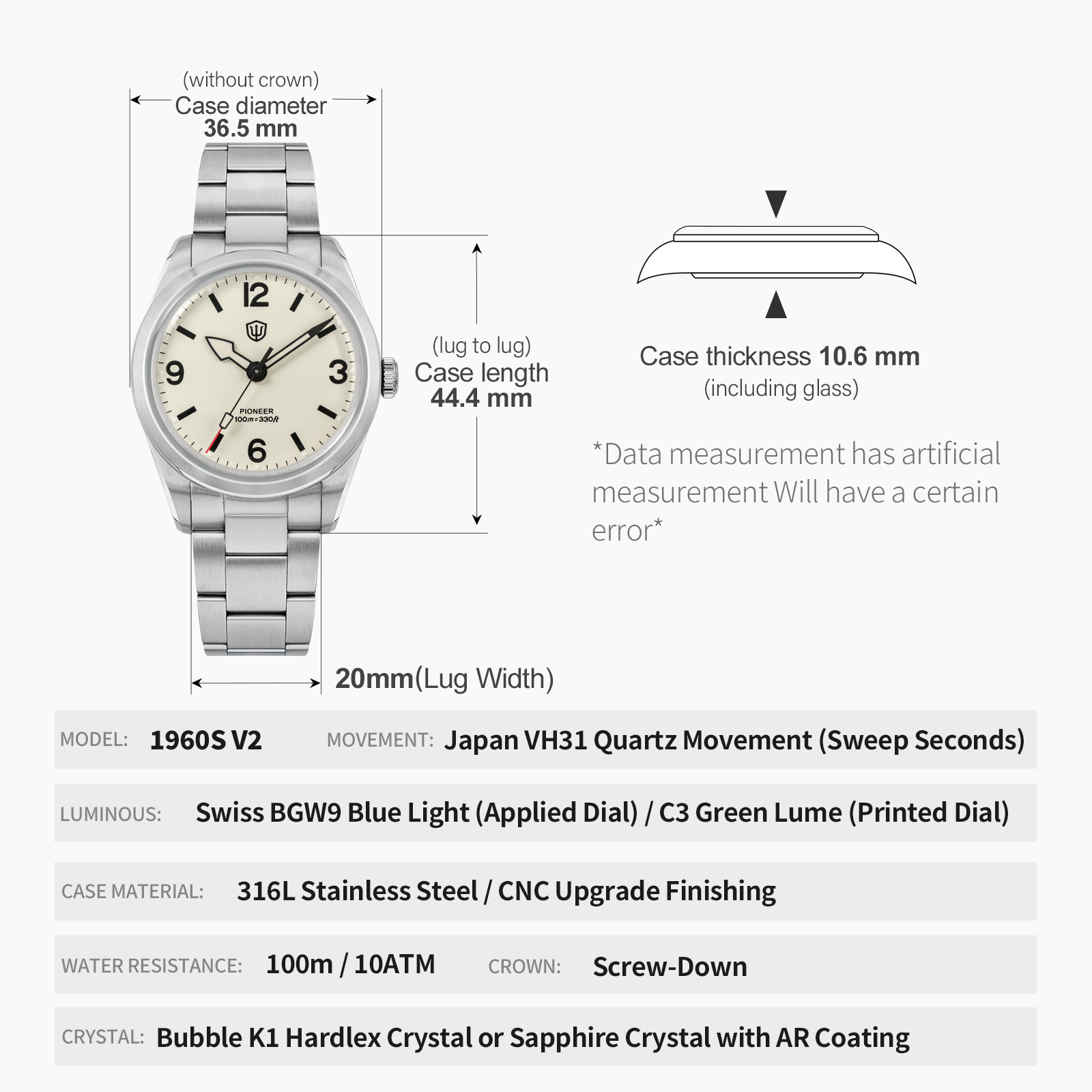 Watchdives WD1960S V2 Jam Tang - Luxury Watch Green Dial ulasan dan harga